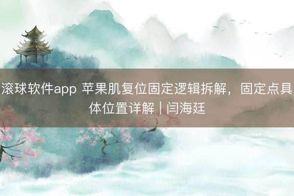滚球软件app 苹果肌复位固定逻辑拆解，固定点具体位置详解 | 闫海廷