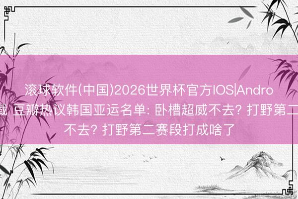 滚球软件(中国)2026世界杯官方IOS|Android手机app下载 豆瓣热议韩国亚运名单: 卧槽超威不去? 打野第二赛段打成啥了
