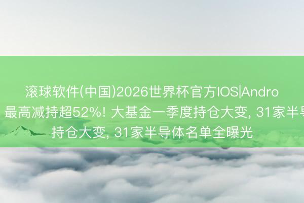 滚球软件(中国)2026世界杯官方IOS|Android手机app下载 最高减持超52%! 大基金一季度持仓大变, 31家半导体名单全曝光