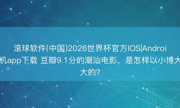 滚球软件(中国)2026世界杯官方IOS|Android手机app下载 豆瓣9.1分的潮汕电影，是怎样以小博大的？