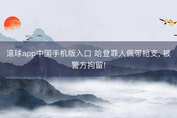 滚球app中国手机版入口 哈登罪人佩带枪支， 被警方拘留!