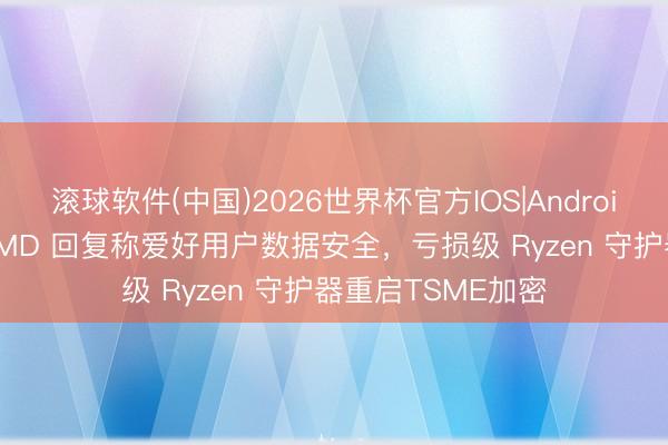 滚球软件(中国)2026世界杯官方IOS|Android手机app下载 AMD 回复称爱好用户数据安全，亏损级 Ryzen 守护器重启TSME加密